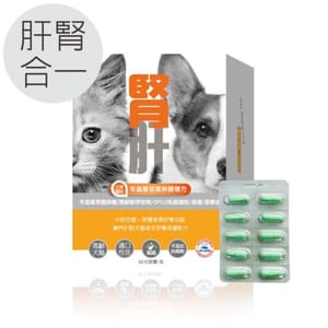 毛孩寶 毛孩寶 腎肝2合1保健膠囊 50粒裝 50粒 正面圖