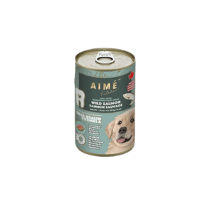 AIME AIME Kitchen 狗罐頭 口腔強健系列 野生三文魚鮮肉罐 397g 397g 正面圖