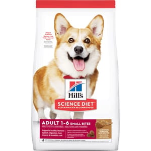 Hills Hills 狗糧 成犬羊飯細粒糧 Adult Lamb Meal & Rice Recipe Small Bites 15.5lb 5lb 正面圖