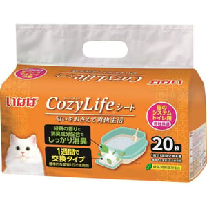 CIAO CIAO 貓用品 日本 寵物尿墊 CozyLife 20片裝 貓用 正面圖