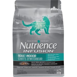 Nutrience Nutrience INFUSION 貓糧 室內貓配方 凍乾內層 鮮雞肉 5lb 2.27kg 5lb  正面圖