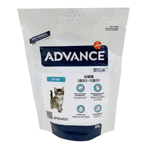 ADVANCE ADVANCE 幼貓糧 日常護理 試食裝 80g 80g 正面圖