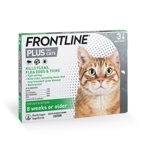 FRONTLINE FRONTLINE Plus for Cats & Kittens 貓用殺蝨滴  貓用 正面圖