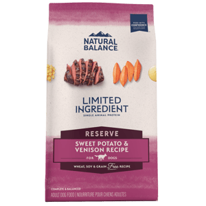 Natural Natural Balance 狗糧 L.I.D. 無穀系 鹿肉甜薯 成犬配方 4lb 4lb  正面圖