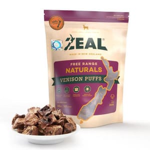 ZEAL ZEAL 狗小食 紐西蘭鹿肺粒 Venison Puffs 85g 85g 正面圖
