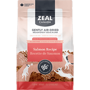 ZEAL ZEAL 狗糧 加拿大無榖物風乾糧 三文魚配方 1lb 1lb  正面圖