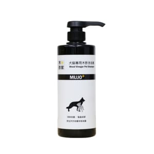 MUJO+ MUJO+ 木酢家 天然清潔抗菌驅蟲洗毛液 經典除臭配方 500ml 500ml 貓犬用 正面圖