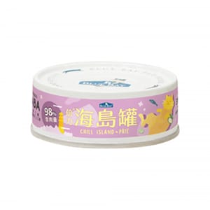 BLUE BLUE BAY 貓罐頭 Chill Island 海島成貓系列 三鮮海瓜子 80g 80g 正面圖