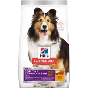 Hills Hills 狗糧 成犬胃部及皮膚敏感專用配方 Sensitive Stomach & Skin 30lb 30lb  正面圖