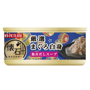 日本Petline 日本Petline 貓罐頭 懷石系列 吞拿魚湯罐 60g 60g  正面圖