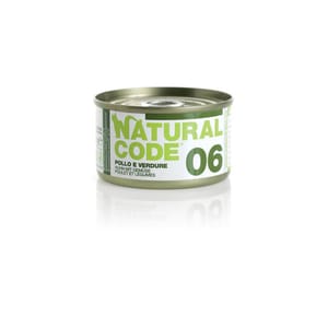 Natural Natural Code 貓罐頭 雞⾁ & 蔬菜 Chicken & Vegetables 85g 85g 正面圖