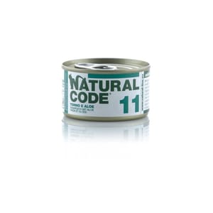 Natural Natural Code 貓罐頭 吞拿⿂ & 蘆薈 Tuna & Aloe 85g 85g 正面圖