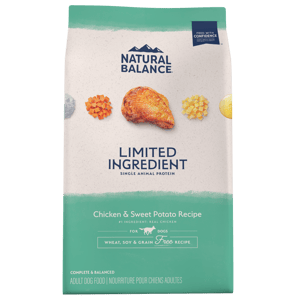 Natural Natural Balance 狗糧 L.I.D. 無穀系 雞肉甜薯成犬糧 4lb 4lb  正面圖