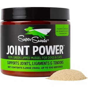 Super Super Snout 關節配方 100%新西蘭綠唇貽貝 75g 75g 貓犬用 正面圖