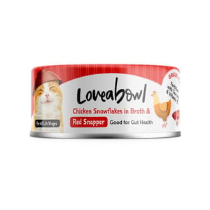 Loveabowl Loveabowl 貓罐頭 健腸嫩雞紅鯛魚 70g 70g  正面圖