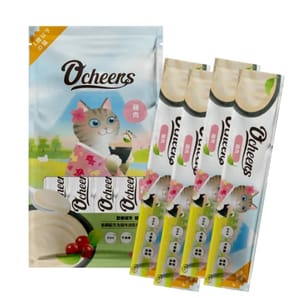 O'cheers O'cheers 歡樂城市 貓零食 肉泥餐包 雞肉 15g 4本入 15g  正面圖