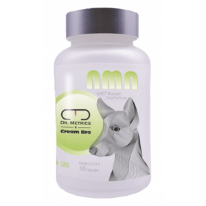 Cream Cream Bro忌廉哥 NMN 狗狗配方 60粒裝 Total 2100mg 60粒 正面圖