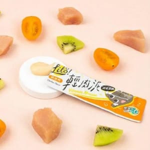 怪獸部落 怪獸部落 貓狗零食 Litö ! 輕肉泥 純雞肉 維他命C添加 10g 單條裝 10g  正面圖
