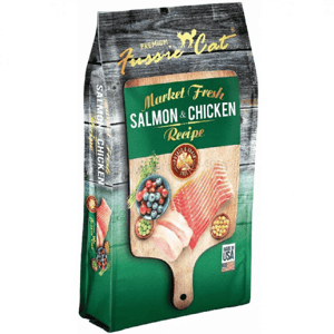 Fussie Fussie Cat 貓糧 Market Fresh 純天然貓糧 三文魚及雞肉配方 10lb 10lb  正面圖