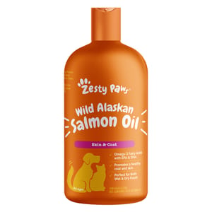 Zesty Zesty Paws 野生阿拉斯加三文魚油 WILD ALASKAN SALMON OILPUMP 320Z 正面圖