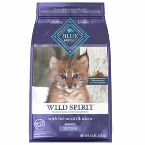 BLUE BLUE BUFFALO 貓糧 幼貓室內貓 雞肉配方 2lb 2lb 正面圖