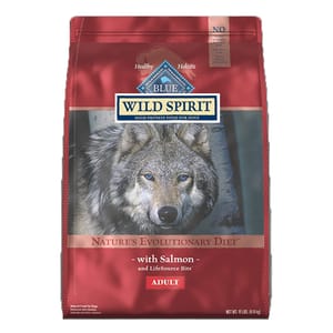 BLUE BLUE BUFFALO 狗糧 成犬 三文魚配方 11lb 11lb  正面圖
