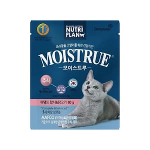 Nutriplan Nutriplan 營養企劃 AAFCO貓濕糧 Moistrue 金槍魚和雞肉 成貓營養管理配方 80g   - 限時優惠 80g  正面圖