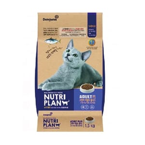 Nutriplan Nutriplan 貓糧 營養企劃 成貓營養配方 1.5kg - 限時優惠 5kg 正面圖