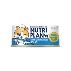 Nutriplan Nutriplan 貓罐頭 營養企劃 挑嘴系列 馬鮫魚及吞拿魚 90g 【限時優惠中】 90g  正面圖