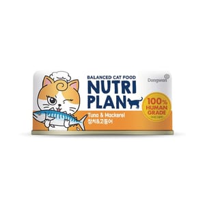 Nutriplan Nutriplan 貓罐頭 營養企劃 挑嘴系列 鯖魚及吞拿魚 90g  - 【限時優惠中】 90g  正面圖