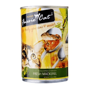 Fussie Fussie Cat 貓罐頭 純鯖魚 400g 400g 正面圖