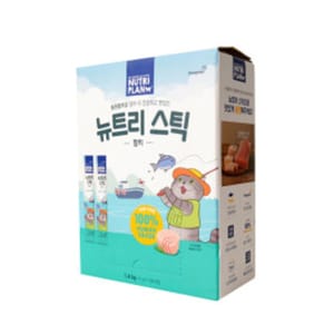 Nutriplan Nutriplan 貓肉泥 營養企劃 韓國肉泥餐包 吞拿魚 14g 100本 - 限時優惠 14g 正面圖