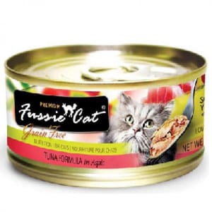 Fussie Fussie Cat 貓罐頭 黑鑽 吞拿魚 Tuna Formula in Aspic 80g 80g  正面圖