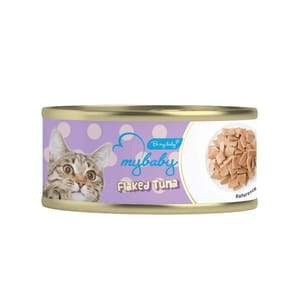 My My baby 貓罐頭 吞拿魚塊 Flaked Tuna 85g 85g  正面圖