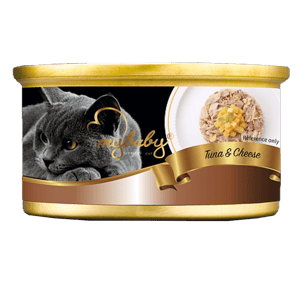 My My baby 貓罐頭 吞拿魚及芝士 Tuna with Cheese 85g 85g  正面圖