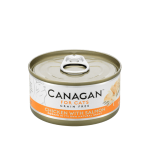 CANAGAN原之選 CANAGAN原之選 貓罐頭 無穀物貓罐頭 雞肉及三文魚 75g 75g  正面圖