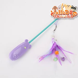HelloDOG HelloDOG 玩具嚴選 貓貓雷射老鼠逗貓棒 1件 背面圖