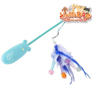 HelloDOG HelloDOG 玩具嚴選 貓貓雷射老鼠逗貓棒 1件 側面圖