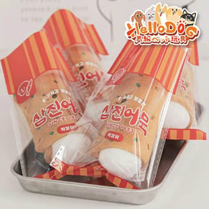 HelloDOG HelloDOG 玩具嚴選 狗狗訓練 韓國年糕袋藏食玩具 1件 背面圖