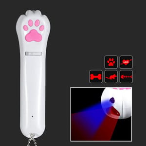 HelloDOG HelloDOG 玩具嚴選 貓玩具 USB充電鐳射逗貓棒 貓爪型 1件   正面圖