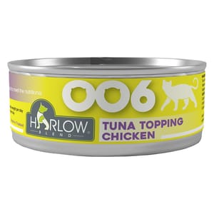 Harlow Harlow Blend 楓葉 主食貓罐頭 無穀物泌尿消炎配方 鮪魚+雞肉+高湯 80g 80g  正面圖