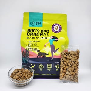 韓國Bug's 韓國Bug's Pet 超級低敏 狗糧 全犬種 主食糧 高級蟲蛋白 降敏 100g 100g 正面圖