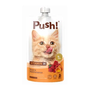 Push! Push! 噗滋包 機能貓貓主食肉泥 雞肉+甲魚 110g 110g  正面圖