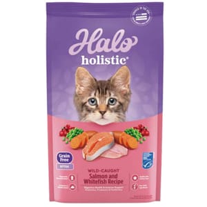HALO HALO 貓糧 幼貓無穀糧 野生三文魚白魚配方 3lb 3lb 正面圖