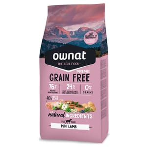 ownat ownat 狗糧 全齡犬糧 放牧草飼小羔羊 小顆粒 400g 400g  正面圖