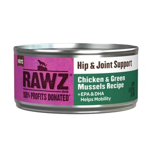 RAWZ RAWZ 貓罐頭 Soultion Based系列 關節保健配方 雞肉、綠唇貽貝 155g 155g 正面圖