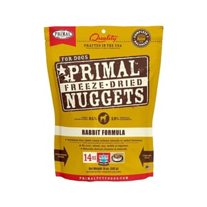 Primal Primal 狗糧 脫水凍乾生肉主食糧 兔肉 14oz 14oz  正面圖