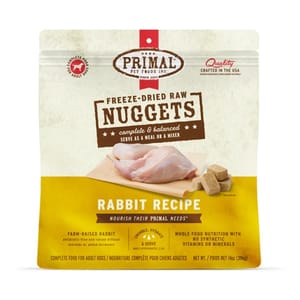 Primal 狗糧 脫水凍乾生肉主食糧 兔肉 14oz (CRF14FD) 狗糧 PRIMAL 寵物用品速遞