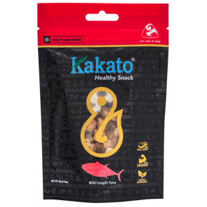 Kakato Kakato 卡格 貓狗零食 凍乾純肉小食 野生捕撈吞拿魚 20g 20g  正面圖