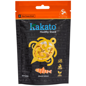 Kakato Kakato 卡格 貓狗零食 凍乾純肉小食 大西洋三文魚 15g 15g 正面圖